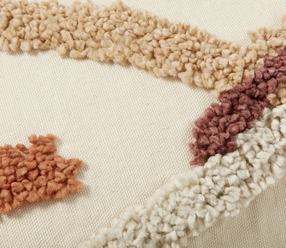 Abstract Tufted Throw Pillow by Loloi