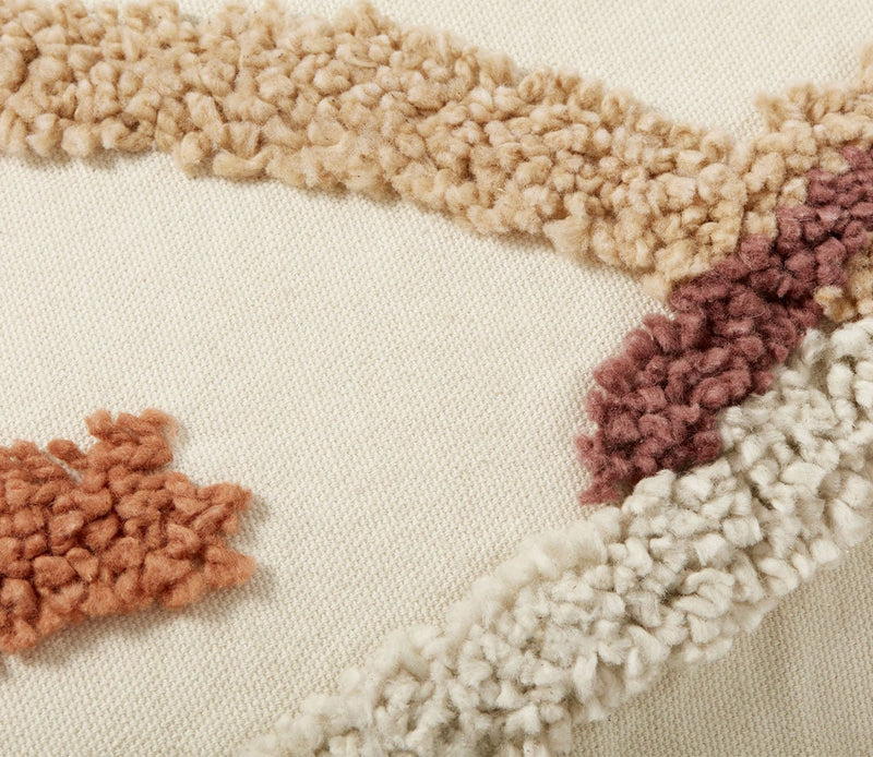 Loloi Abstract Tufted Throw Pillow Set of 2 - Image 3