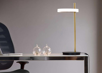 Aerial Weathered Brass Table Lamp by Nova Lighting