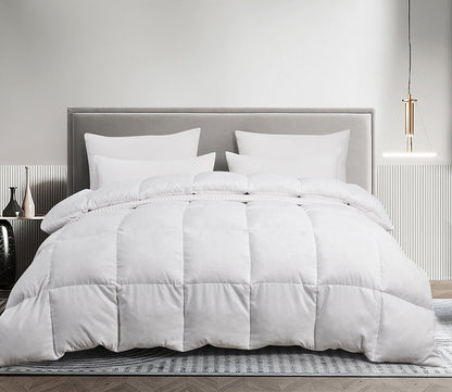 All Season White Feather and Down Comforter by Beautyrest