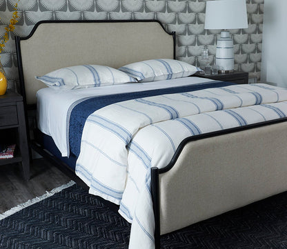Alyssa Upholstered Metal Bed by CM Home