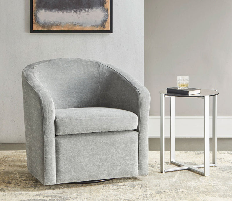 Martha Stewart Amber Swivel Accent Chair - Image 1