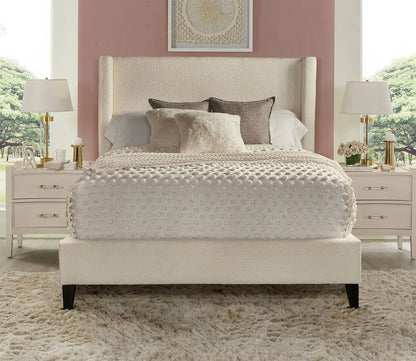 Angel Boucle Fabric Upholstered Bed by Parker House