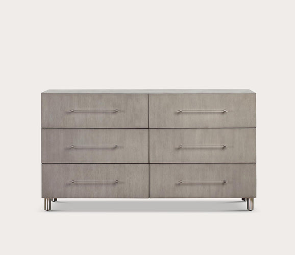 Argento Misty Grey Oak 6-Drawer Dresser by Modus Furniture