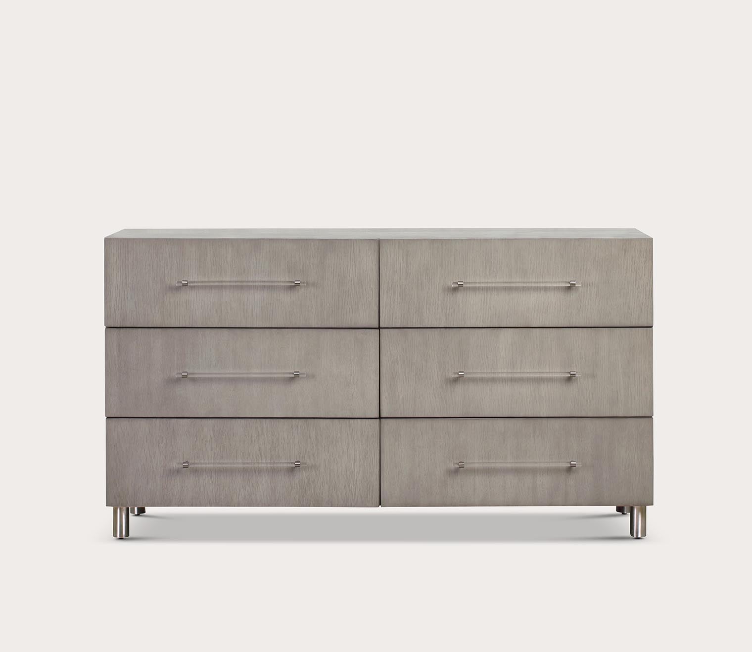 Modus Furniture Argento Oak 6-Drawer Dresser – City Mattress