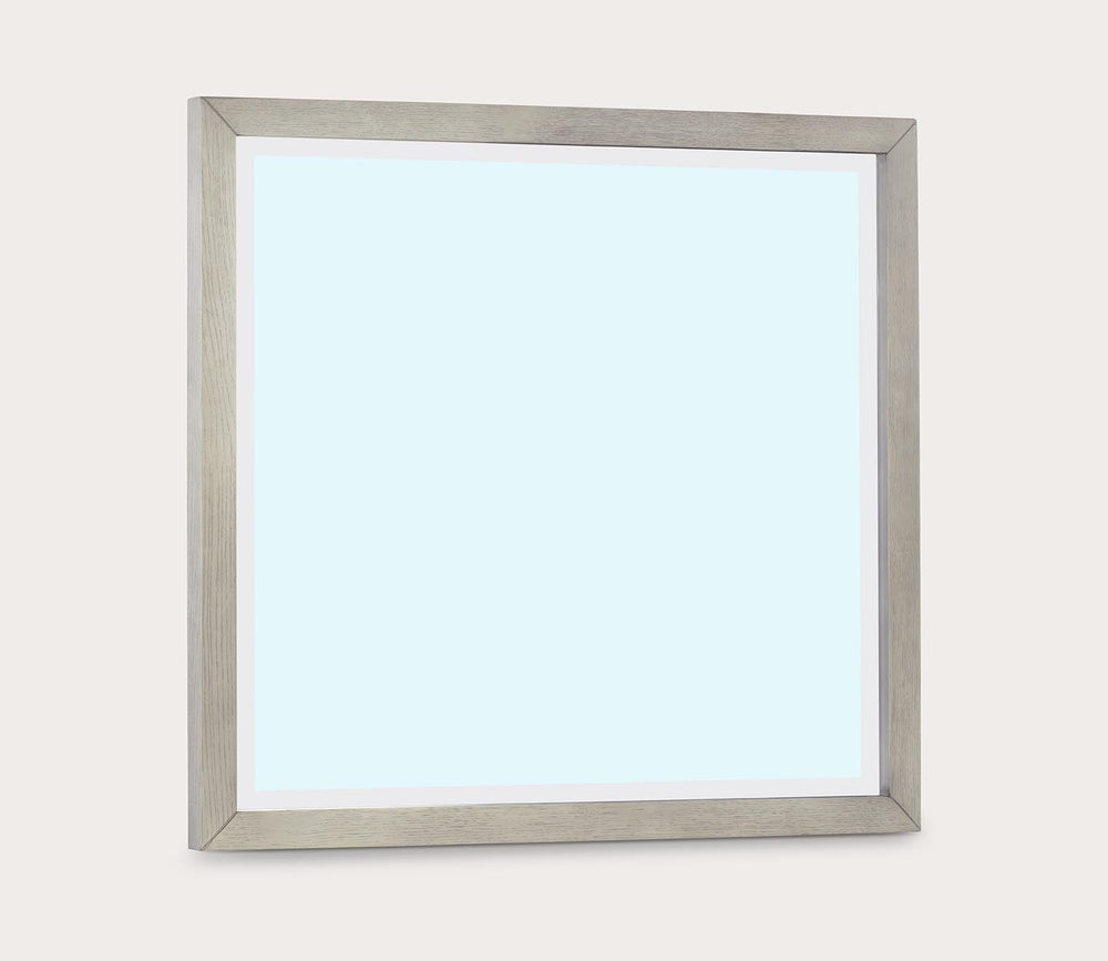 Argento Misty Grey Oak Frame Mirror by Modus Furniture