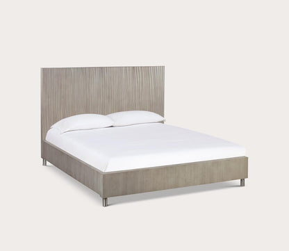 Argento Misty Grey Oak Platform Bed by Modus Furniture