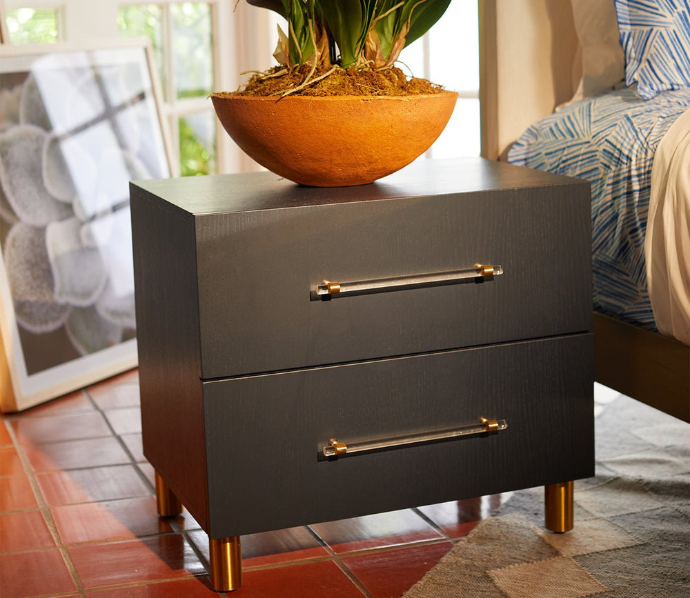 Argento Oak 2-Drawer Nightstand by Modus Furniture