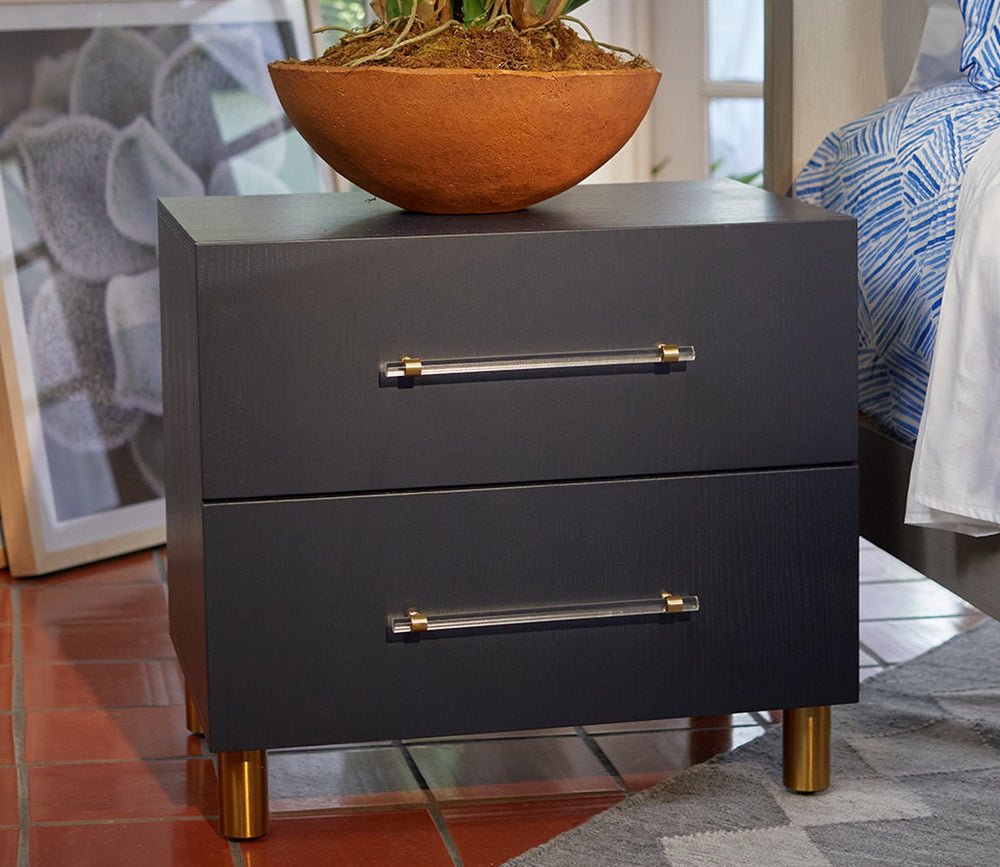 Argento Oak 2-Drawer Nightstand by Modus Furniture