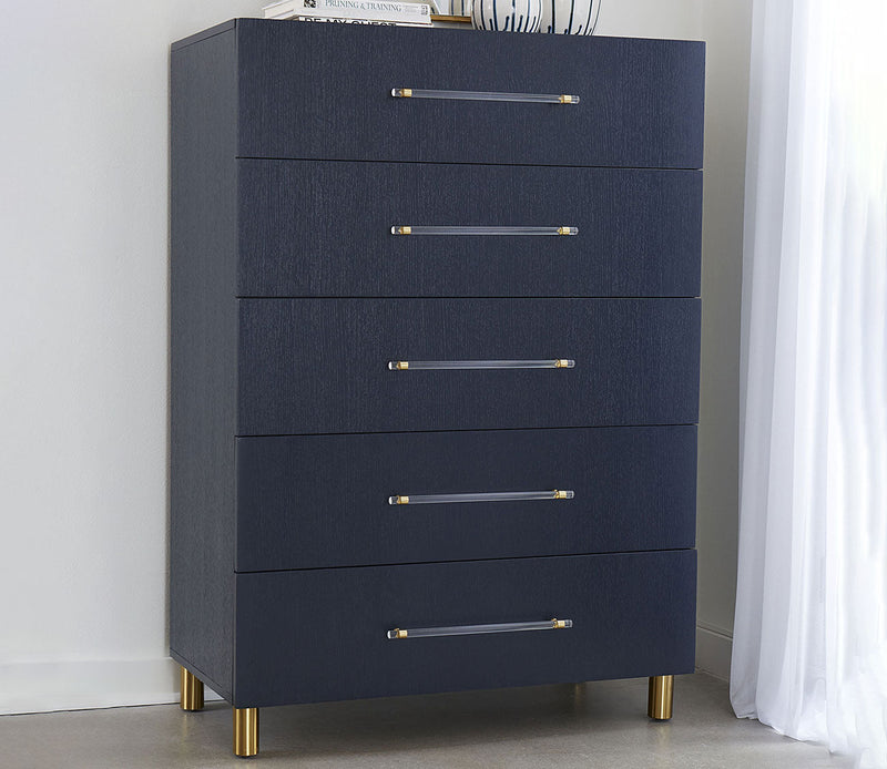 Modus Furniture Argento Oak 5-Drawer Chest - Image 2