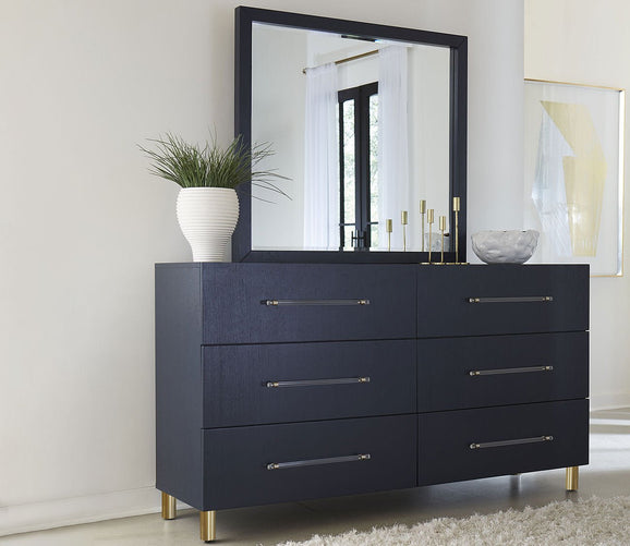Argento Oak 6-Drawer Dresser by Modus Furniture