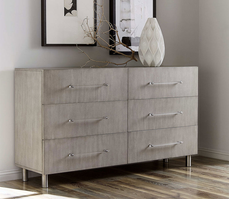Modus Furniture Argento Oak 6-Drawer Dresser - Image 2