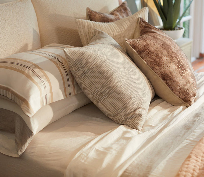 Villa by Classic Home Arista Fossil Throw Pillow - Image 5