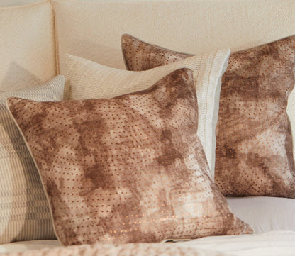 Arista Fossil Throw Pillow by Villa by Classic Home
