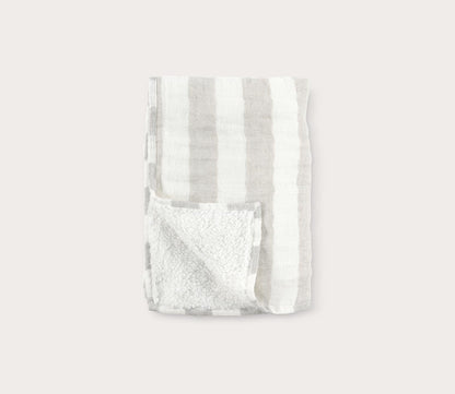 Atwater Ivory Natural Throw Blanket by Villa Home