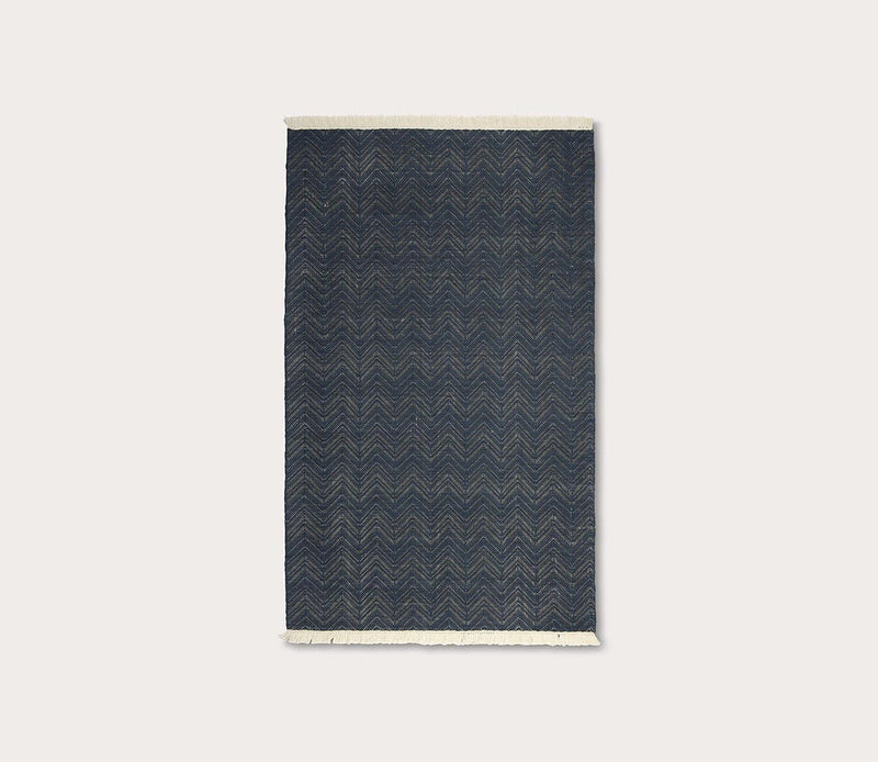 Villa by Classic Home Augusta Navy Area Rug - Image 1