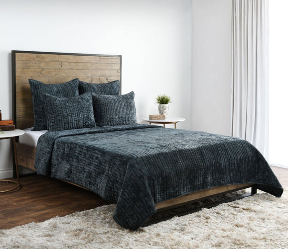 Bari Velvet Quilt by Villa by Classic Home