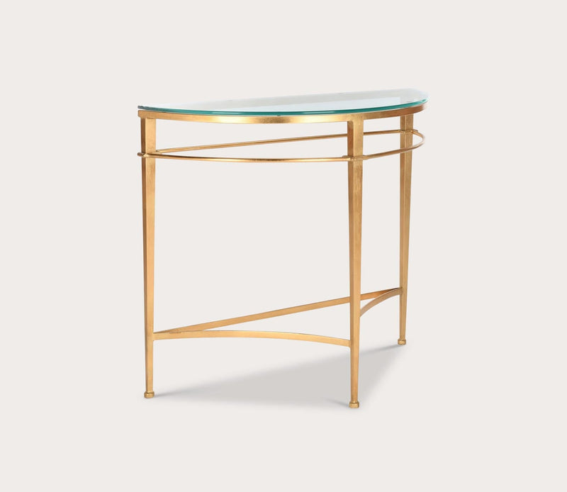 Safavieh Baur Glass Top Metal Console Table - Image 3