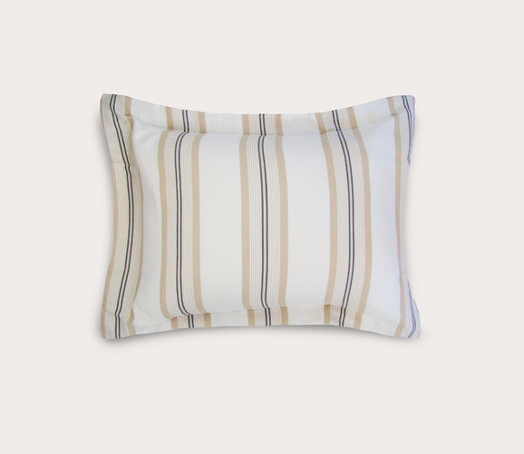 Beach Stripe Cotton 3-Piece Duvet Cover Set by Ann Gish