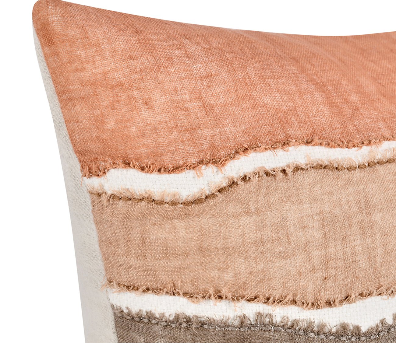 Bikram Terracotta Throw Pillow by Villa by Classic Home