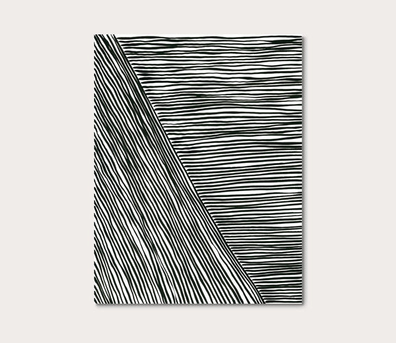 Black and White Stripes 4 Canvas Digital Print by Grand Image Home