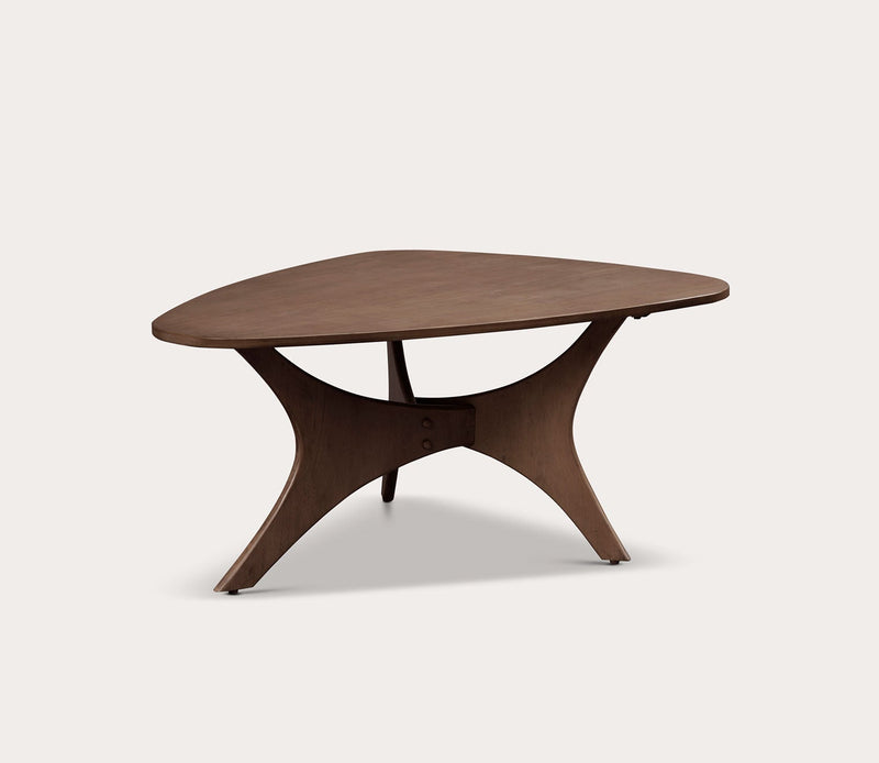 Ink & Ivy Blaze Triangle Wood Coffee Table - Image 3