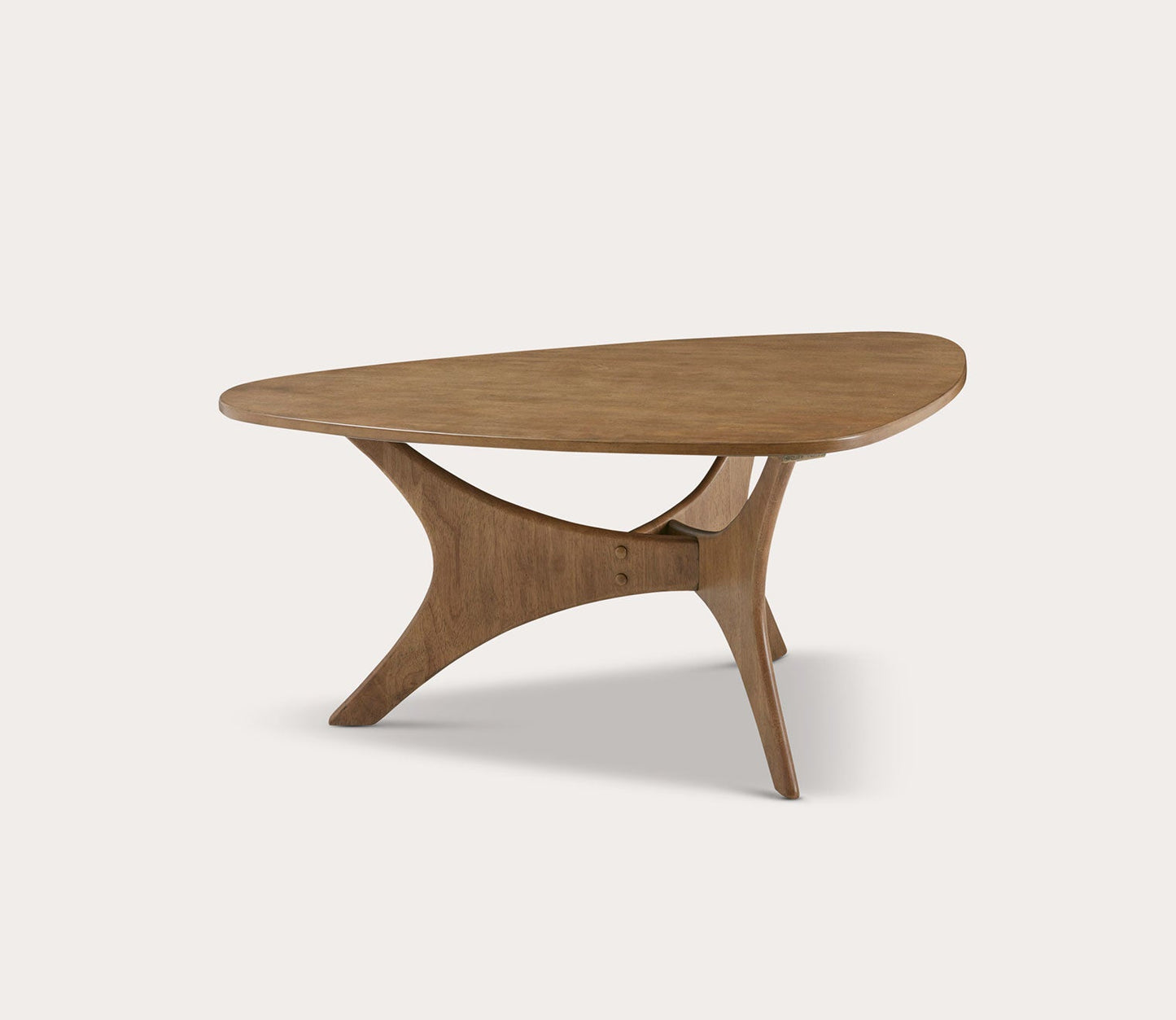 Blaze Triangle Wood Coffee Table by INK + IVY