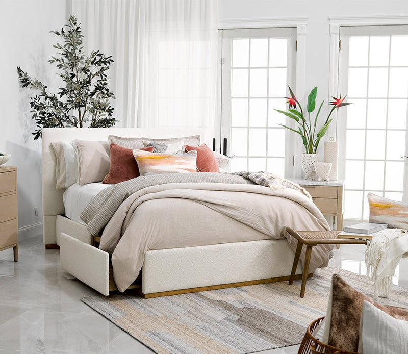 CM Home Bodhi Upholstered Storage Bed - Image 2