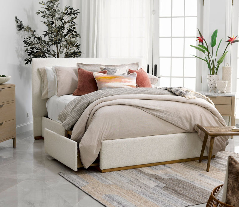 CM Home Bodhi Upholstered Storage Bed - Image 6