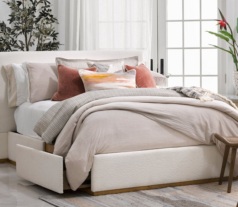 CM Home Bodhi Upholstered Storage Bed - Image 8