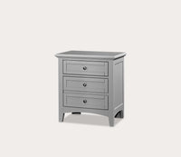 Vaughan Bassett Bonanza 2-Drawer Nightstand - Grey / One Nightstand