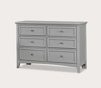 Vaughan Bassett Bonanza 6-Drawer Double Dresser - Grey