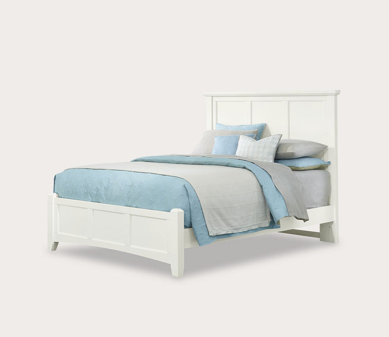 Vaughan Bassett Bonanza Mansion White Low Profile Panel Bed - Image 4