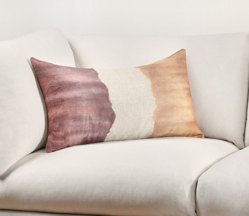 Villa by Classic Home Brack Sangria Red Chestnut Throw Pillow - Image 1