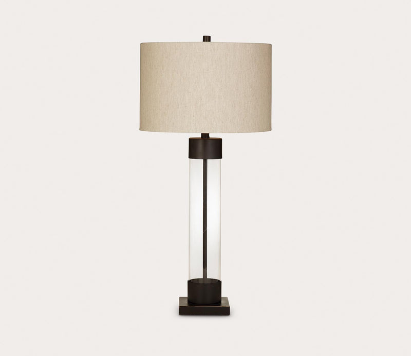 Bassett Mirror Brannan Glass Table Lamp - Image 1