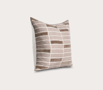 Breccia Taupe Throw Pillow by Villa by Classic Home