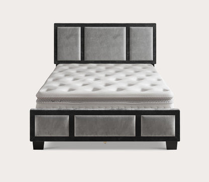 Brio Velour Fabric Upholstered Platform Bed by Boyd Sleep