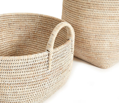 Burma Rattan Orchard Baskets Set of 2 by Napa Home & Garden