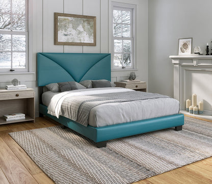 Capstone Faux Leather Upholstered Platform Bed by Boyd Sleep