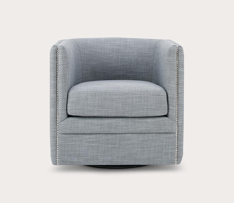 Madison Park Capstone Swivel Accent Chair - Image 9