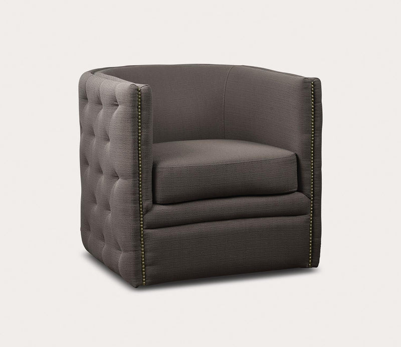 Madison Park Capstone Swivel Accent Chair - Image 13