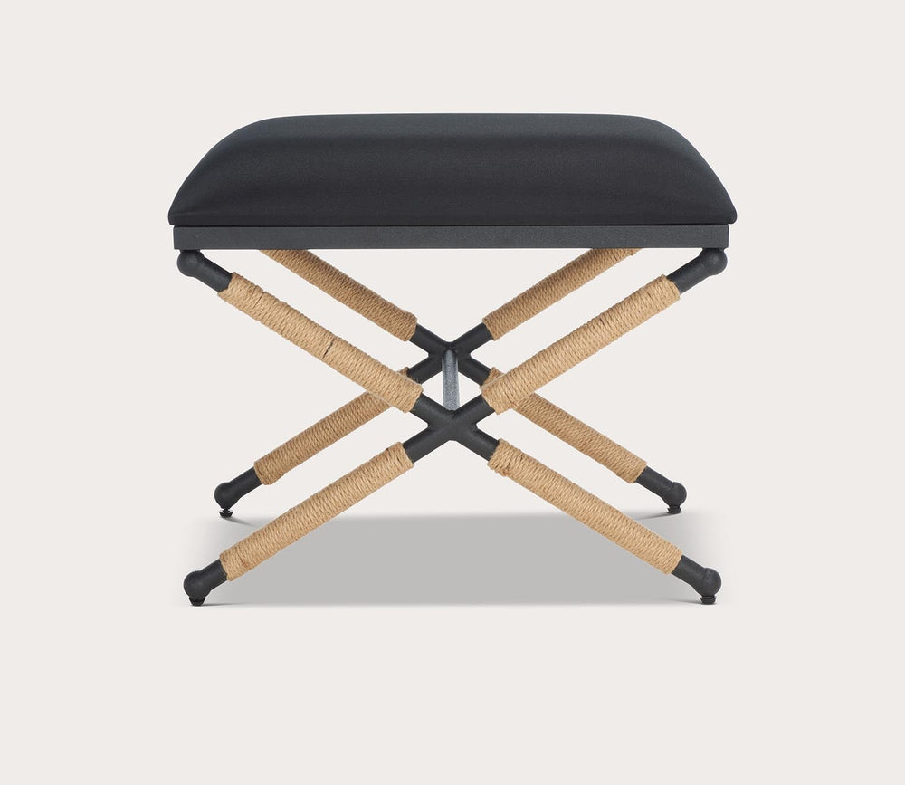 Carmelo Hemp Wrapped Ottoman by Safavieh