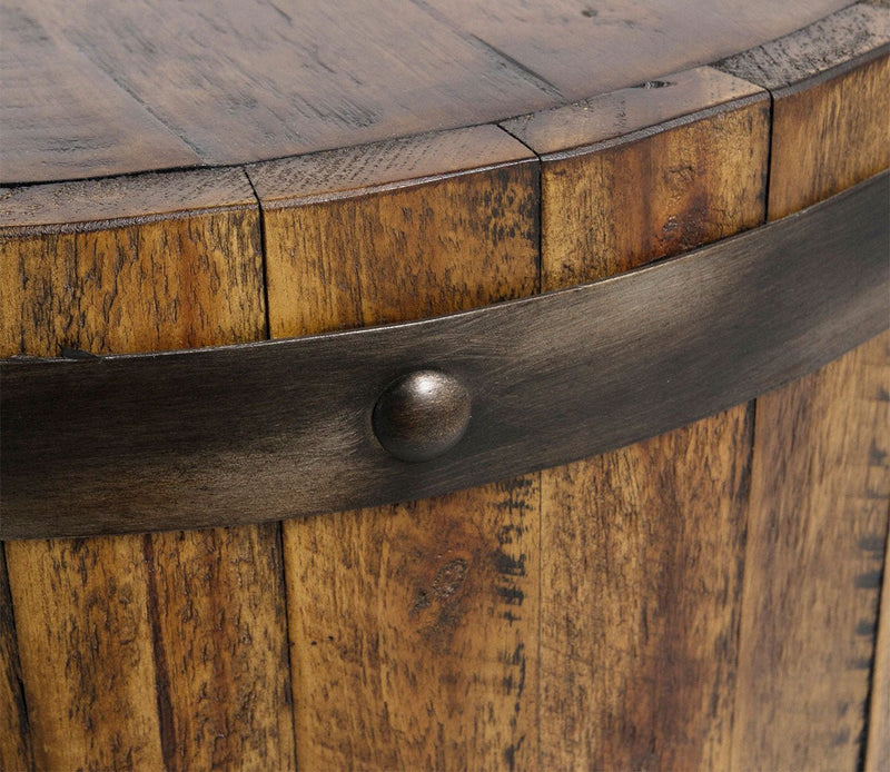 Uttermost Ceylon Wine Barrel Side Table - Image 2
