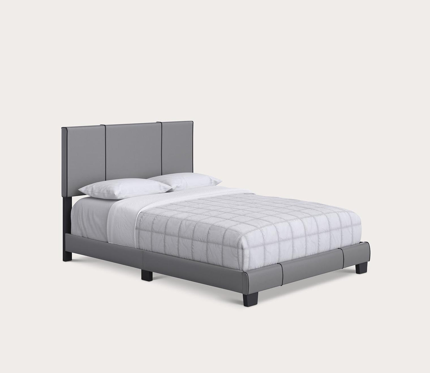 Chalet Faux Leather upholstered Platform Bed by Boyd Sleep