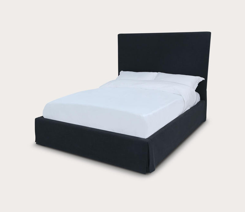 Modus Furniture Cheviot Upholstered Skirted Panel Bed - Image 3