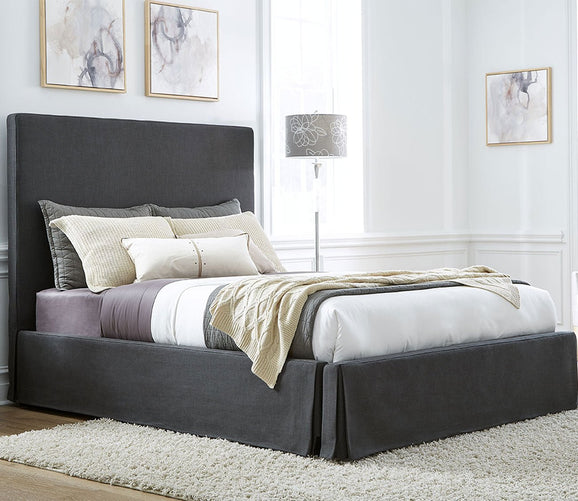 Cheviot Upholstered Skirted Panel Bed by Modus Furniture