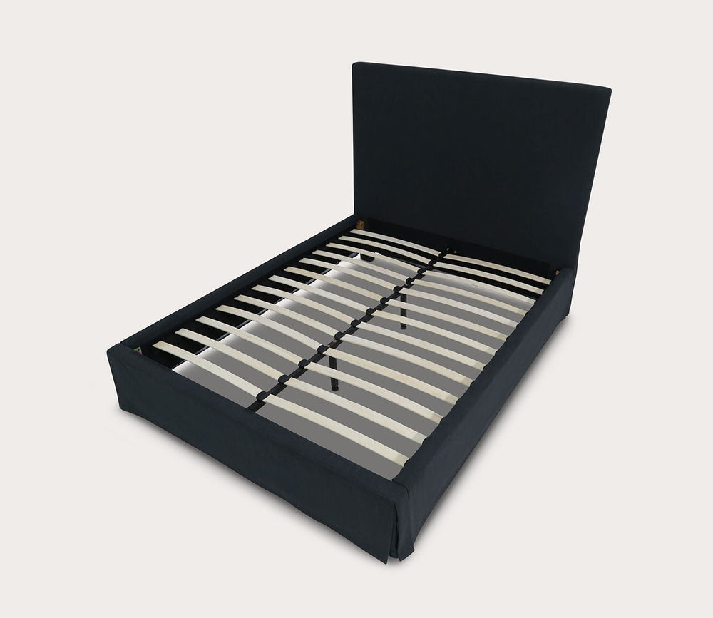 Cheviot Upholstered Skirted Panel Bed by Modus Furniture