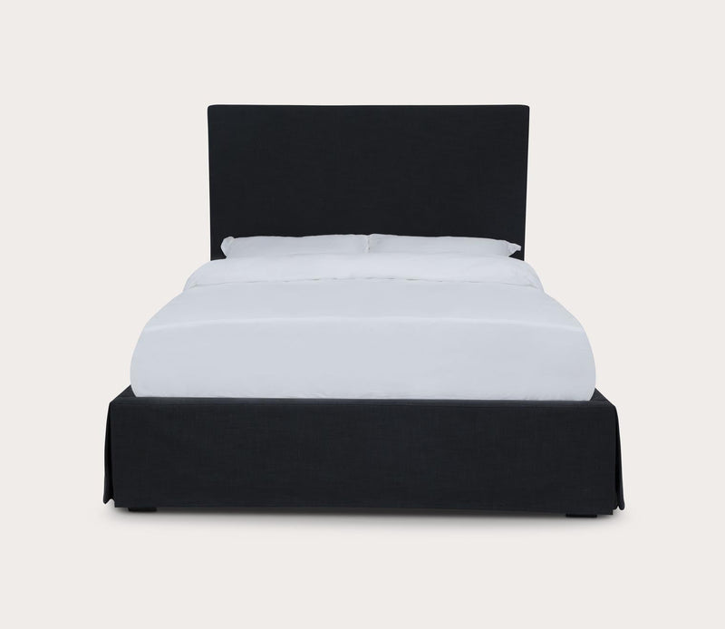 Modus Furniture Cheviot Upholstered Skirted Panel Bed - Image 4