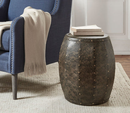 Cirque Metal Accent Drum Table by Madison Park