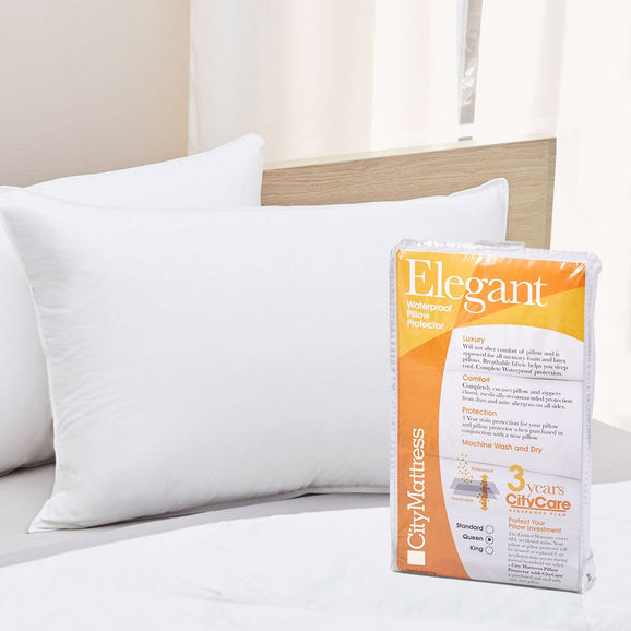City Care Waterproof Pillow Protector by City Mattress